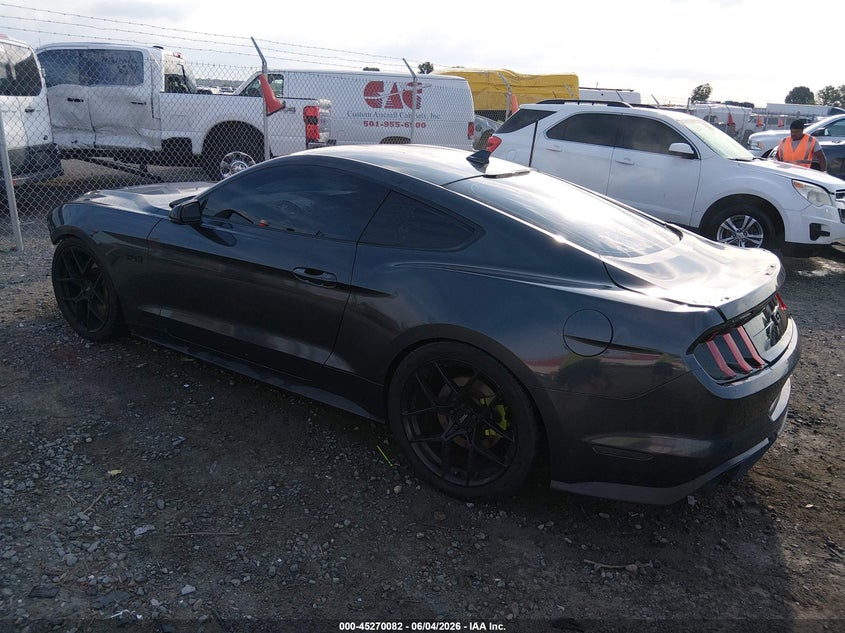 2020 Ford Mustang VIN 1FA6P8CF3L5170886 IAAI salvage auction — FRONT & REAR, Salvage Title, sold $8,100 on 2026-07-29 (photo 3)