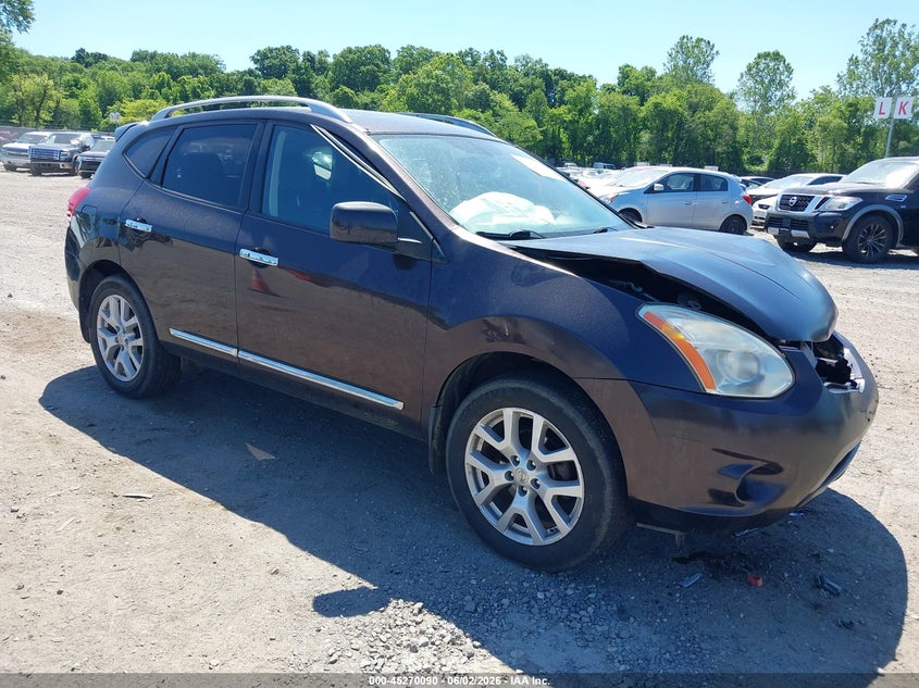 2011 Nissan Rogue VIN JN8AS5MV8BW260779 IAAI salvage auction — FRONT END, Salvage (New Jersey), sold $425 on 2026-07-14 (photo 1)