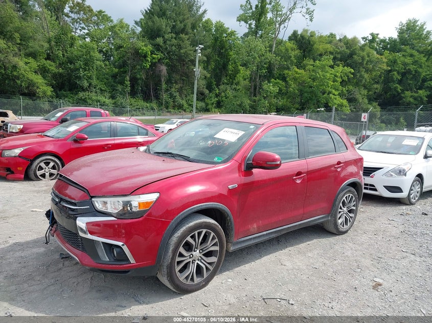2019 Mitsubishi Outlander VIN JA4AP4AU2KU003450 IAAI salvage auction — FRONT END, Clear (Virginia), sold $2,700 on 2026-07-07 (photo 2)