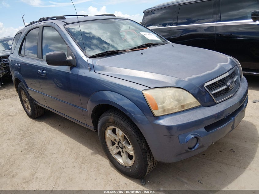 2005 Kia Sorento VIN KNDJD733355466748 IAAI salvage auction — FRONT END, Salvage (Texas), sold $25 on 2026-07-21 (photo 1)
