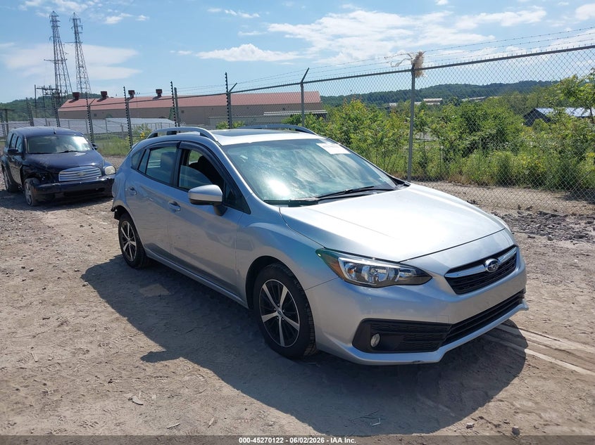 2022 Subaru Impreza VIN 4S3GTAD67N3716491 IAAI salvage auction — REAR END, Salvage Title, sold $3,850 on 2026-07-19 (photo 1)