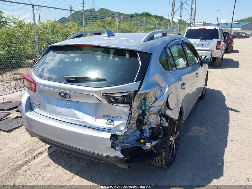 2022 Subaru Impreza VIN 4S3GTAD67N3716491 IAAI salvage auction — REAR END, Salvage Title, sold $3,850 on 2026-07-19 (photo 6)