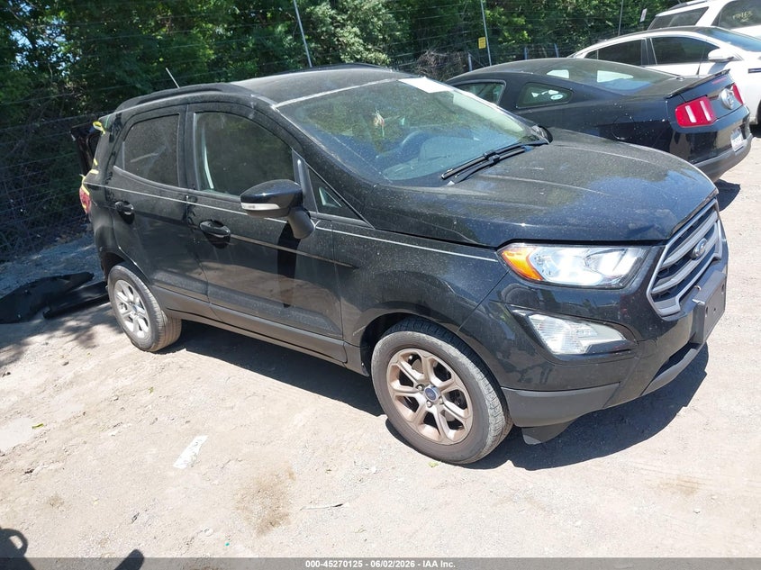 2021 Ford Ecosport VIN MAJ3S2GE1MC422535 IAAI salvage auction — REAR END, Salvage Title, sold $2,450 on 2026-07-15 (photo 1)