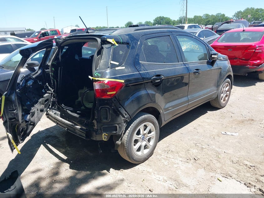 2021 Ford Ecosport VIN MAJ3S2GE1MC422535 IAAI salvage auction — REAR END, Salvage Title, sold $2,450 on 2026-07-15 (photo 4)