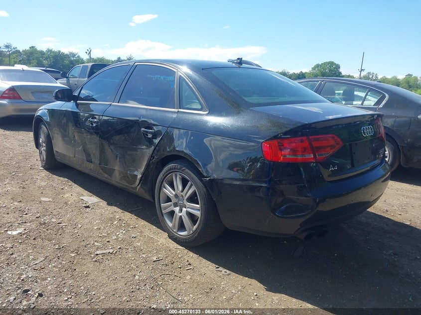2010 Audi A4 VIN WAUBFAFL0AN017753 IAAI salvage auction — NORMAL WEAR, Salvage Title (New York), sold $450 on 2026-07-07 (photo 3)