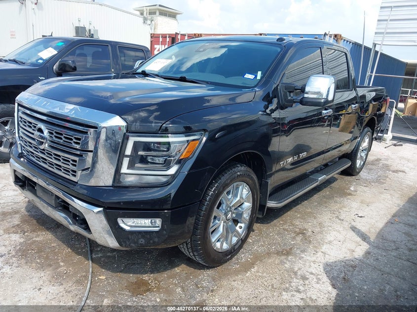 2020 Nissan TITAN VIN 1N6AA1EF1LN506560 IAAI salvage auction — FRONT END, Original (Texas), sold $12,400 on 2026-07-29 (photo 2)