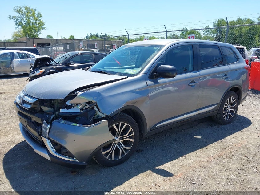 2017 Mitsubishi Outlander VIN JA4AZ2A31HZ022007 IAAI salvage auction — FRONT END, Mv-907A (New York), sold $2,575 on 2026-07-30 (photo 2)