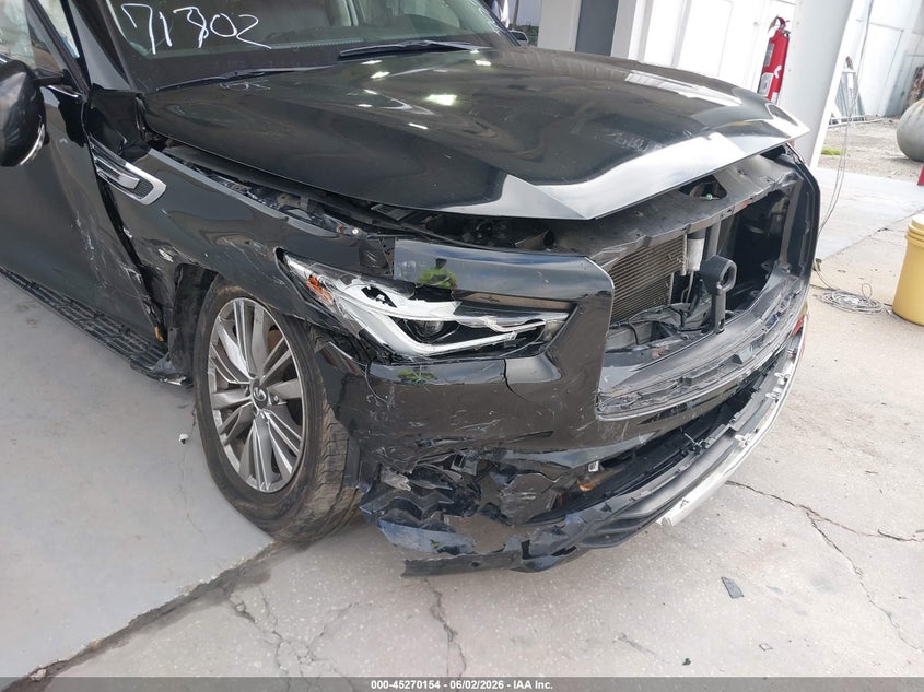 2020 Infiniti Qx80 VIN JN8AZ2NF4L9702409 IAAI salvage auction — RIGHT SIDE, Salvage Title, sold $3,300 on 2026-07-08 (photo 6)