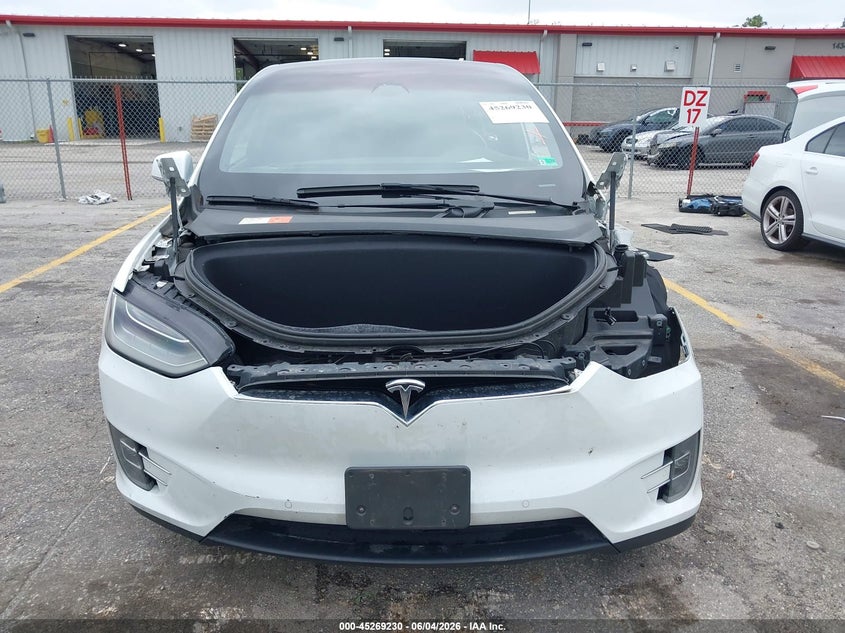 2020 Tesla Model x VIN 5YJXCAE23LF232653 IAAI salvage auction — FRONT & REAR, Salvage Title, sold $6,600 on 2026-07-30 (photo 6)