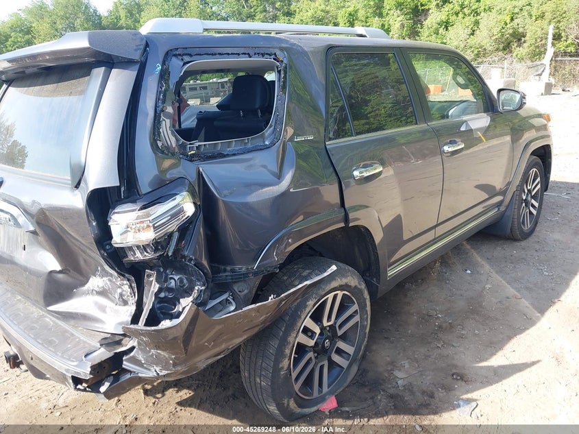 2018 Toyota 4runner VIN JTEBU5JR8J5501130 IAAI salvage auction — REAR END, Salvage Title, sold $6,100 on 2026-07-28 (photo 4)