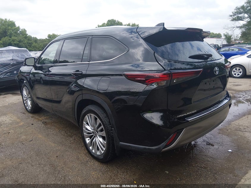 2024 Toyota Highlander VIN 5TDKDRBH1RS537474 IAAI salvage auction — LEFT FRONT, Salvage Title, sold $19,575 on 2026-07-24 (photo 3)
