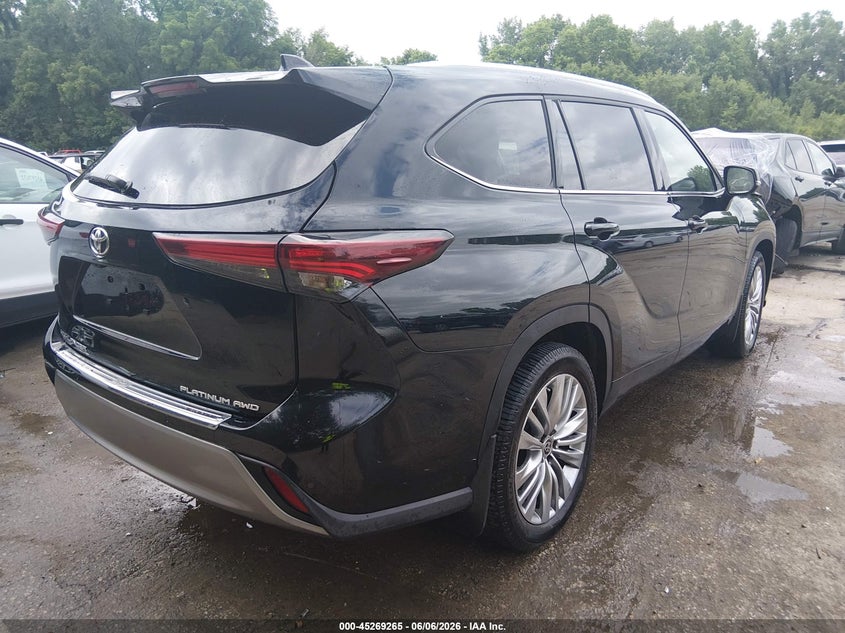 2024 Toyota Highlander VIN 5TDKDRBH1RS537474 IAAI salvage auction — LEFT FRONT, Salvage Title, sold $19,575 on 2026-07-24 (photo 4)