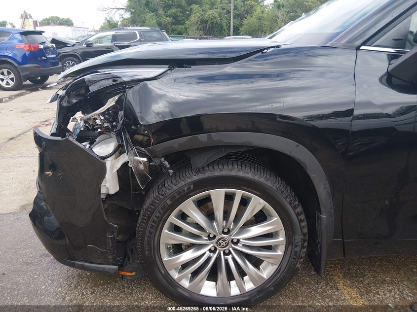 2024 Toyota Highlander VIN 5TDKDRBH1RS537474 IAAI salvage auction — LEFT FRONT, Salvage Title, sold $19,575 on 2026-07-24 (photo 6)