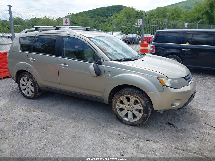 2008 Mitsubishi Outlander VIN JA4MT41X68Z002669 IAAI salvage auction — FRONT & REAR, Clear (Virginia), sold $25 on 2026-07-28 (photo 1)