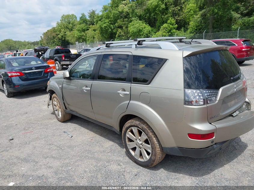 2008 Mitsubishi Outlander VIN JA4MT41X68Z002669 IAAI salvage auction — FRONT & REAR, Clear (Virginia), sold $25 on 2026-07-28 (photo 3)
