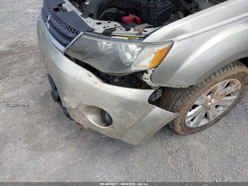 2008 Mitsubishi Outlander VIN JA4MT41X68Z002669 IAAI salvage auction — FRONT & REAR, Clear (Virginia), sold $25 on 2026-07-28 (photo 6)