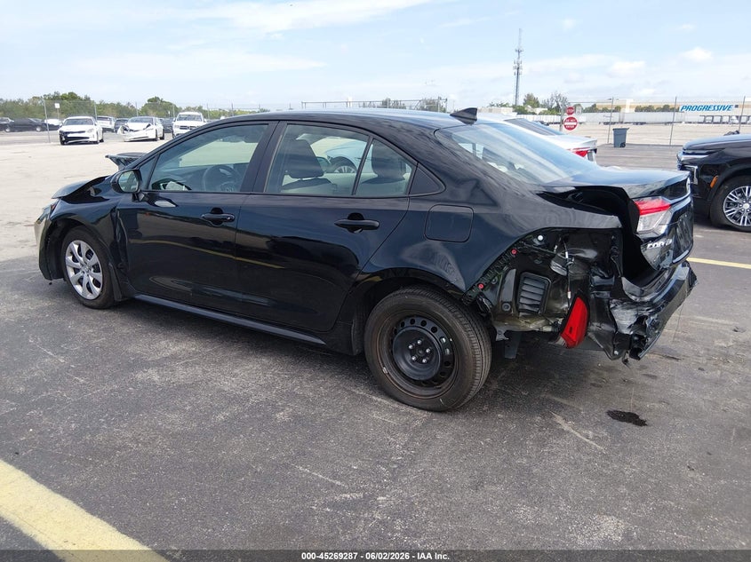 2025 Toyota Corolla VIN 5YFB4MDEXSP252633 IAAI salvage auction — REAR END, Certificate Of Destruction (Florida), sold $5,050 on 2026-07-30 (photo 3)