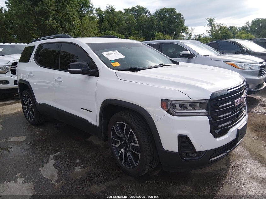 2021 Gmc Acadia VIN 1GKKNULS6MZ215712 IAAI salvage auction — LEFT SIDE, Salvage Title, sold $6,300 on 2026-07-09 (photo 1)