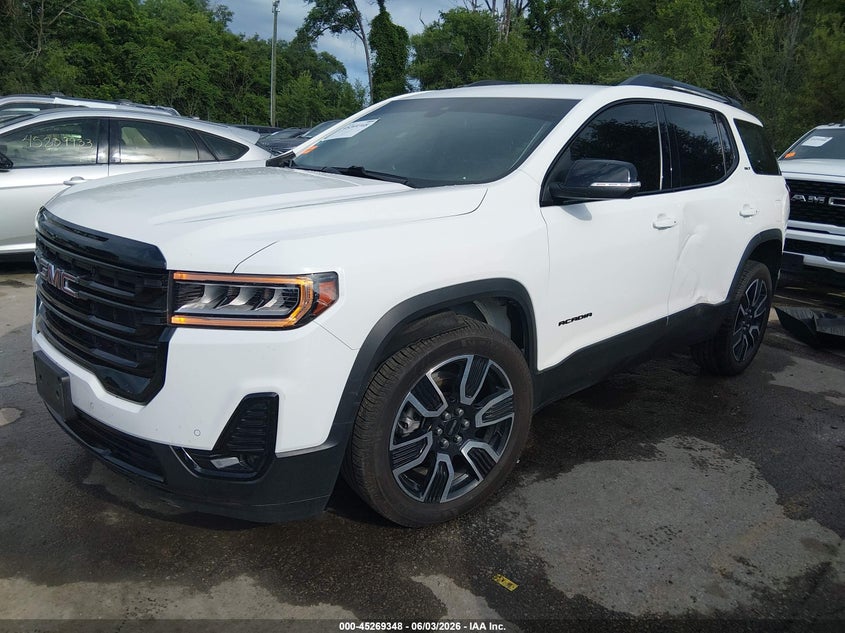 2021 Gmc Acadia VIN 1GKKNULS6MZ215712 IAAI salvage auction — LEFT SIDE, Salvage Title, sold $6,300 on 2026-07-09 (photo 2)