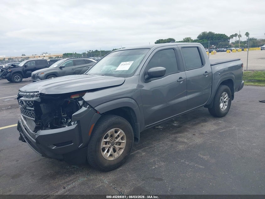 2024 Nissan Navara (frontier) VIN 1N6ED1EJ3RN633302 IAAI salvage auction — FRONT END, Certificate Of Destruction (Florida), sold $7,600 on 2026-07-09 (photo 2)