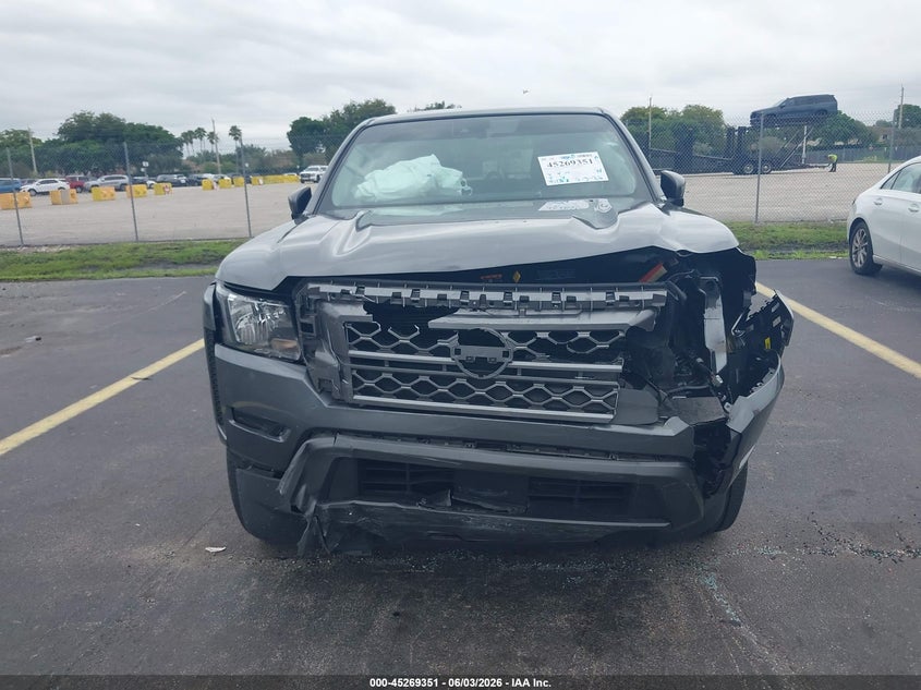 2024 Nissan Navara (frontier) VIN 1N6ED1EJ3RN633302 IAAI salvage auction — FRONT END, Certificate Of Destruction (Florida), sold $7,600 on 2026-07-09 (photo 6)