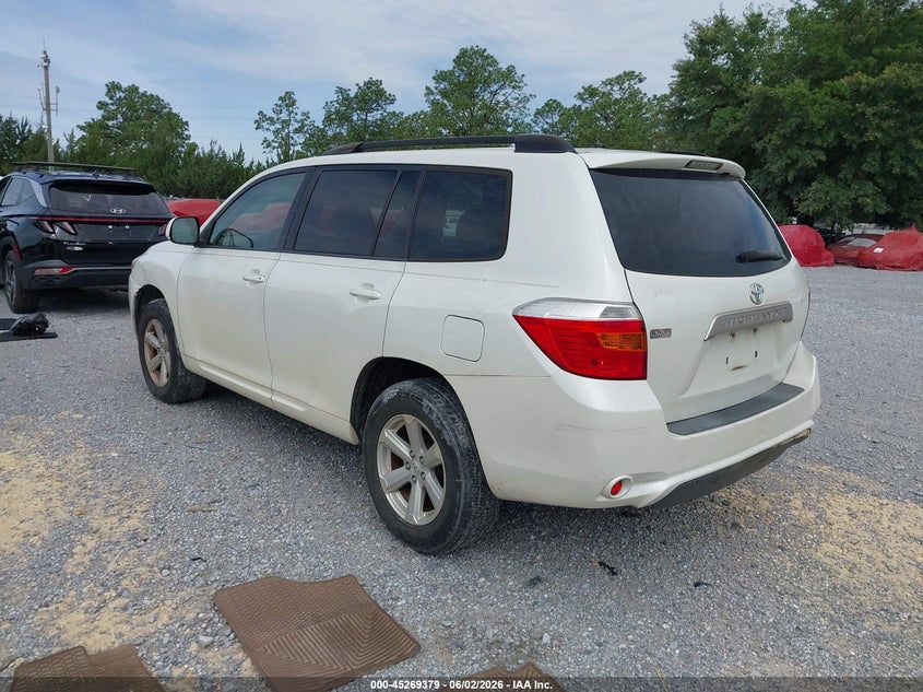 2010 Toyota Highlander VIN JTEZA3EH4A2011623 IAAI salvage auction — RIGHT REAR, Rebuildable (Florida), sold $25 on 2026-07-23 (photo 3)