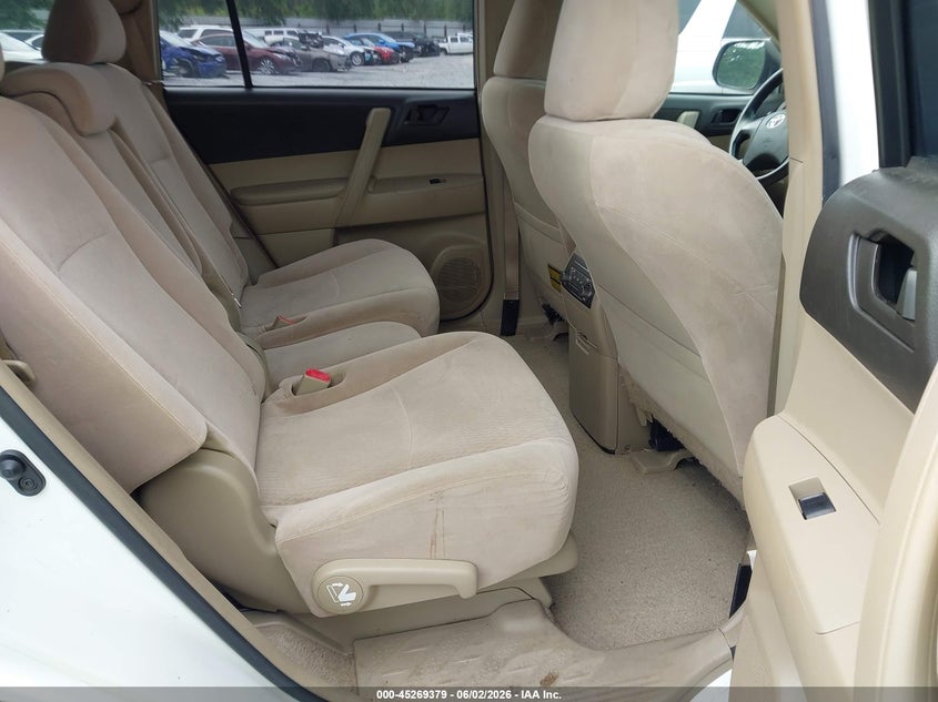 2010 Toyota Highlander VIN JTEZA3EH4A2011623 IAAI salvage auction — RIGHT REAR, Rebuildable (Florida), sold $25 on 2026-07-23 (photo 8)