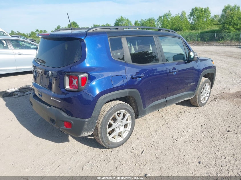 2021 Jeep Renegade VIN ZACNJDD12MPM42367 IAAI salvage auction — FRONT END, Salvage Title, sold $3,950 on 2026-08-06 (photo 4)