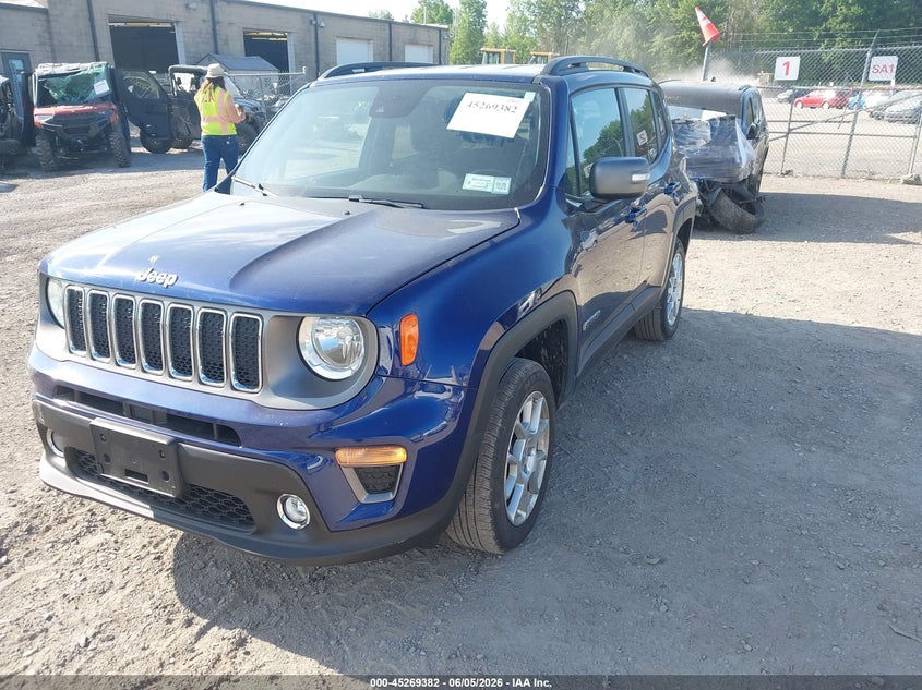 2021 Jeep Renegade VIN ZACNJDD12MPM42367 IAAI salvage auction — FRONT END, Salvage Title, sold $3,950 on 2026-08-06 (photo 6)