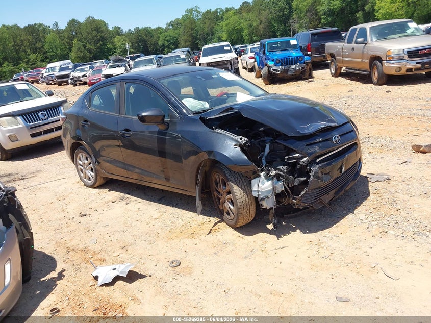 2016 Scion Ia VIN 3MYDLBZV6GY142888 IAAI salvage auction — FRONT END, Salvage Title, sold $200 on 2026-07-09 (photo 1)
