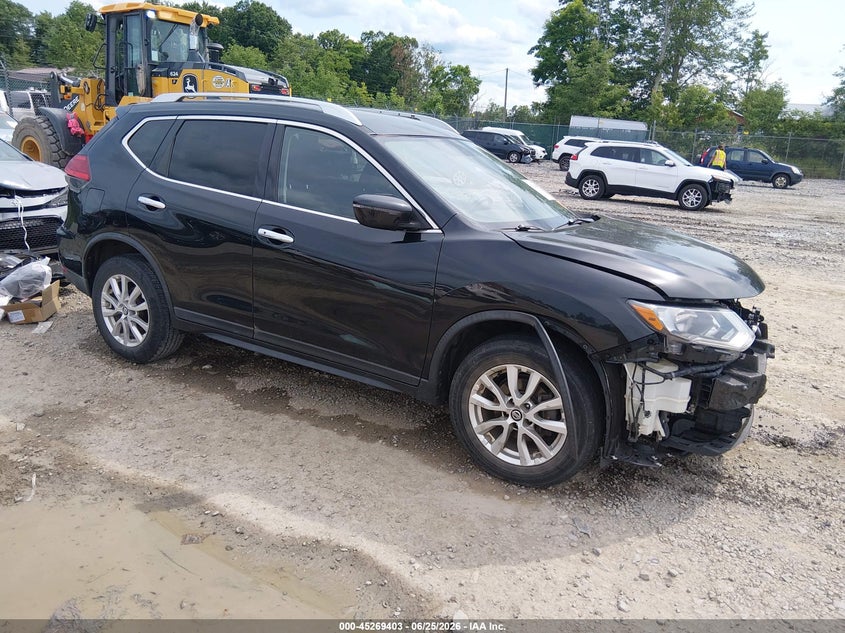 2017 Nissan Rogue VIN KNMAT2MT6HP583642 IAAI salvage auction — FRONT END, Salvage (West Virginia), sold $1,500 on 2026-07-22 (photo 1)