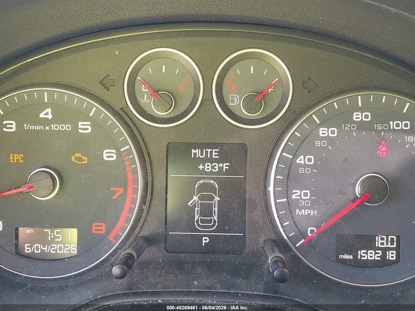 2012 Audi A3 VIN WAUBEAFMXCA162661 IAAI salvage auction — NORMAL WEAR, Original (Maine), sold $325 on 2026-07-27 (photo 7)