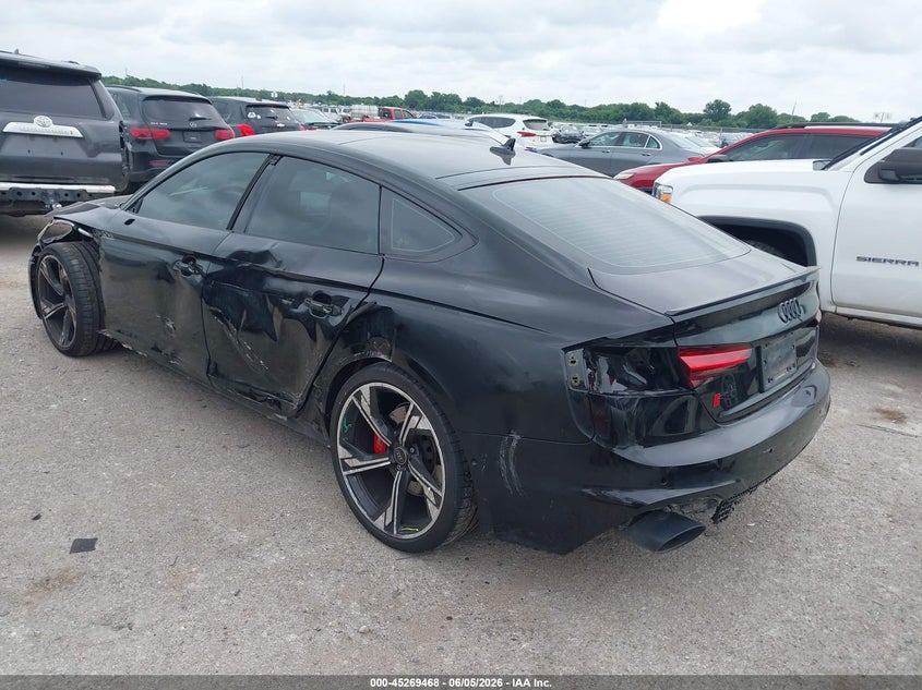 2025 Audi Rs5 VIN WUAAWCF56SA901512 IAAI salvage auction — FRONT END, Original (Texas), sold $32,500 on 2026-08-17 (photo 3)