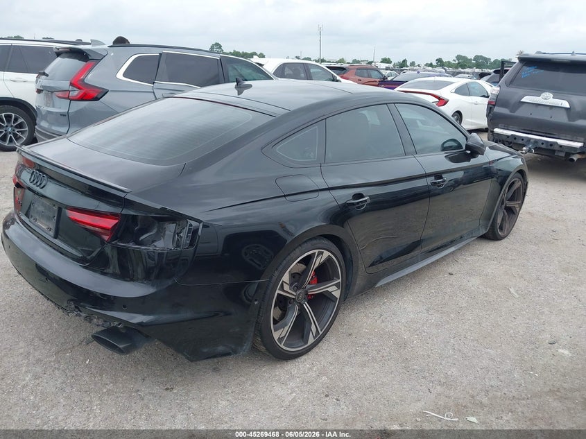 2025 Audi Rs5 VIN WUAAWCF56SA901512 IAAI salvage auction — FRONT END, Original (Texas), sold $32,500 on 2026-08-17 (photo 4)