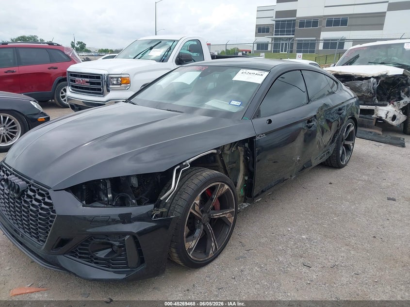 2025 Audi Rs5 VIN WUAAWCF56SA901512 IAAI salvage auction — FRONT END, Original (Texas), sold $32,500 on 2026-08-17 (photo 6)