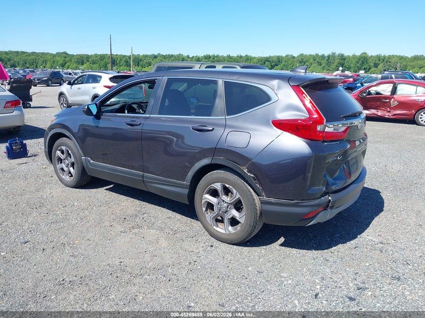 2019 Honda Cr-v VIN 7FARW2H55KE027446 IAAI salvage auction — REAR END, Salvage Title, sold $6,400 on 2026-07-30 (photo 3)