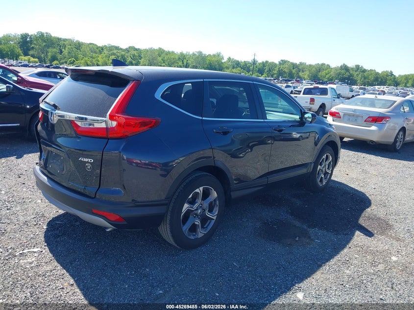 2019 Honda Cr-v VIN 7FARW2H55KE027446 IAAI salvage auction — REAR END, Salvage Title, sold $6,400 on 2026-07-30 (photo 4)