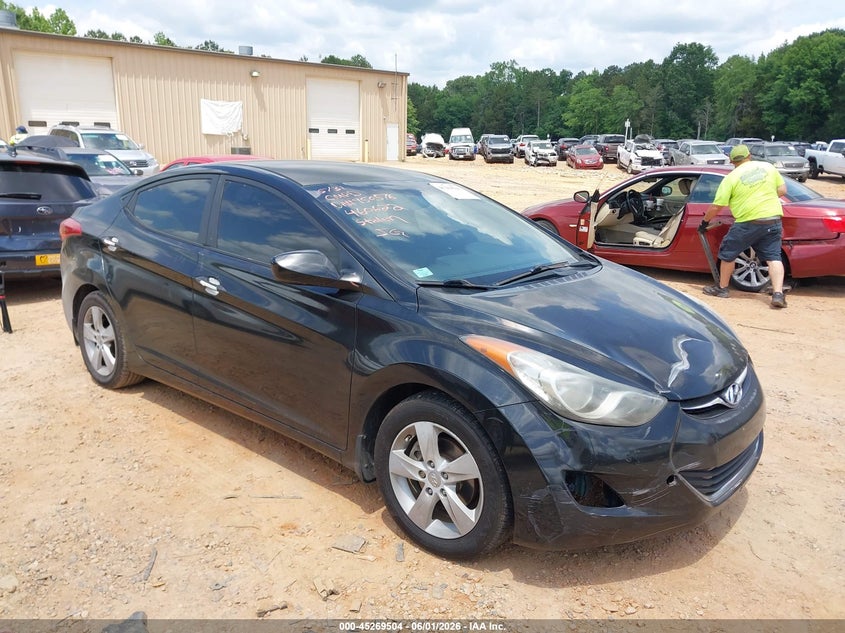 2012 Hyundai Elantra VIN KMHDH4AE2CU460622 IAAI salvage auction — THEFT, Salvage Title, sold $425 on 2026-07-13 (photo 1)