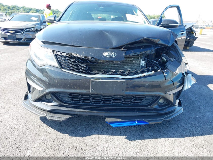 2019 Kia Optima VIN 5XXGT4L33KG368354 IAAI salvage auction — LEFT FRONT, Salvage Title, sold $1,500 on 2026-07-28 (photo 6)