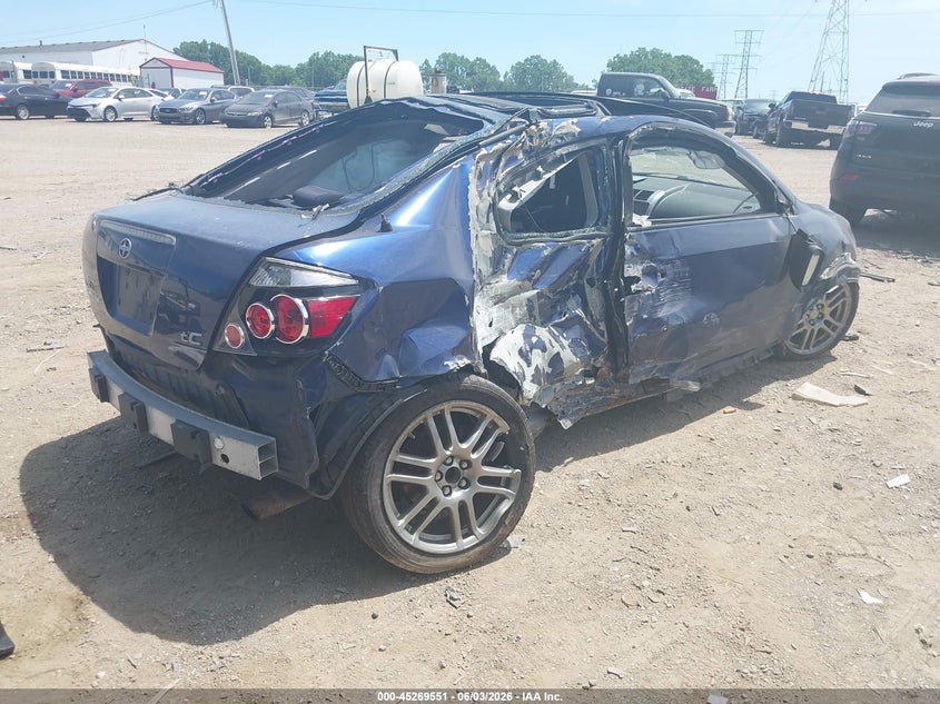 2009 Scion Tc VIN JTKDE167190288582 IAAI salvage auction — RIGHT SIDE, Clear (Indiana), sold $25 on 2026-07-11 (photo 4)