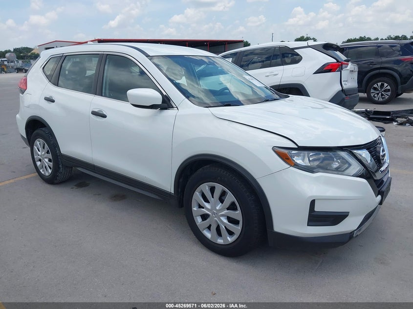 2017 Nissan Rogue VIN KNMAT2MT5HP532665 IAAI salvage auction — LEFT FRONT, Salvage Title, sold $1,550 on 2026-07-16 (photo 1)