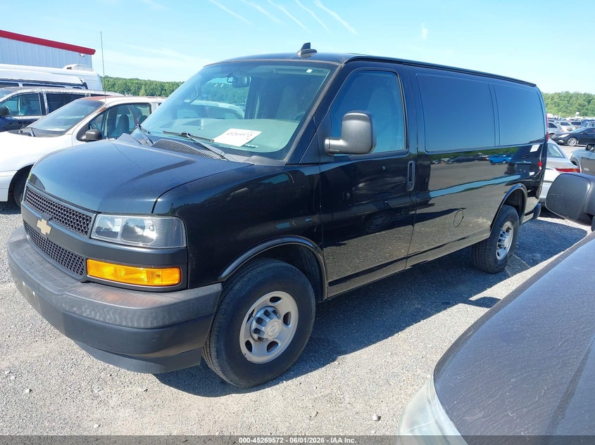 2018 Chevrolet Express 2500 VIN 1GCWGAFG1J1277168 IAAI salvage auction — NORMAL WEAR, Sf97 (Maryland), sold $7,000 on 2026-07-21 (photo 2)