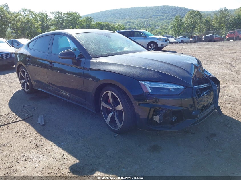 2023 Audi A5 VIN WAUFACF58PA006271 IAAI salvage auction — FRONT END, Salvage Title, sold $9,300 on 2026-07-12 (photo 1)