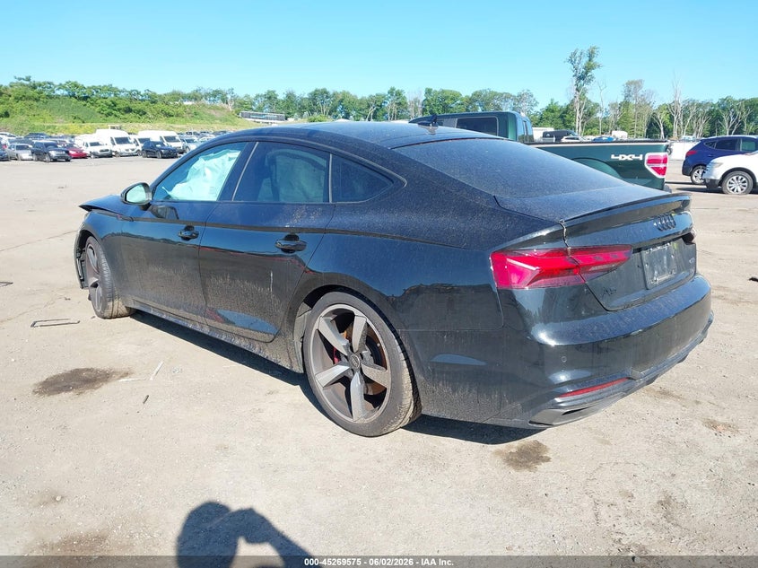 2023 Audi A5 VIN WAUFACF58PA006271 IAAI salvage auction — FRONT END, Salvage Title, sold $9,300 on 2026-07-12 (photo 3)