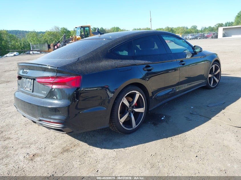 2023 Audi A5 VIN WAUFACF58PA006271 IAAI salvage auction — FRONT END, Salvage Title, sold $9,300 on 2026-07-12 (photo 4)
