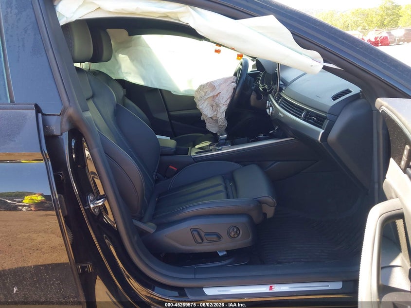 2023 Audi A5 VIN WAUFACF58PA006271 IAAI salvage auction — FRONT END, Salvage Title, sold $9,300 on 2026-07-12 (photo 5)