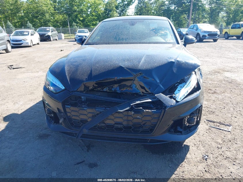 2023 Audi A5 VIN WAUFACF58PA006271 IAAI salvage auction — FRONT END, Salvage Title, sold $9,300 on 2026-07-12 (photo 6)