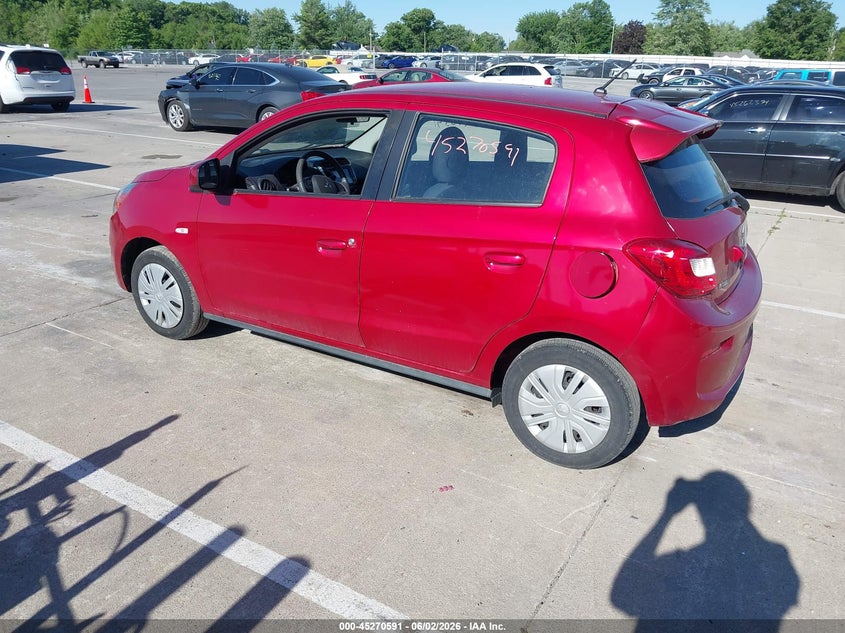 2018 Mitsubishi VIN ML32A3HJ6JH008999 IAAI salvage auction — FRONT END, Salvage Title, sold $800 on 2026-07-09 (photo 3)