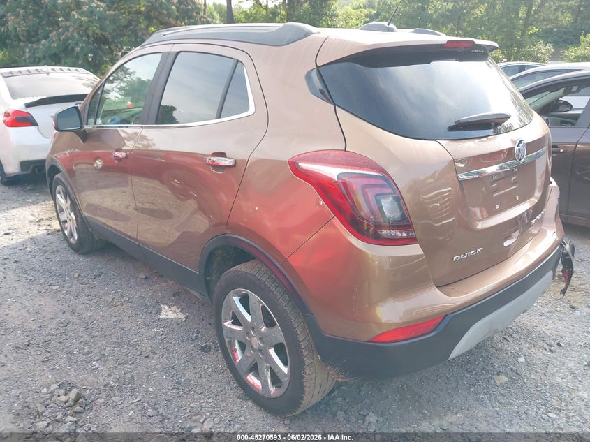 2017 Buick Encore VIN KL4CJBSBXHB044229 IAAI salvage auction — REAR END, Salvage Title, sold $1,625 on 2026-07-28 (photo 3)