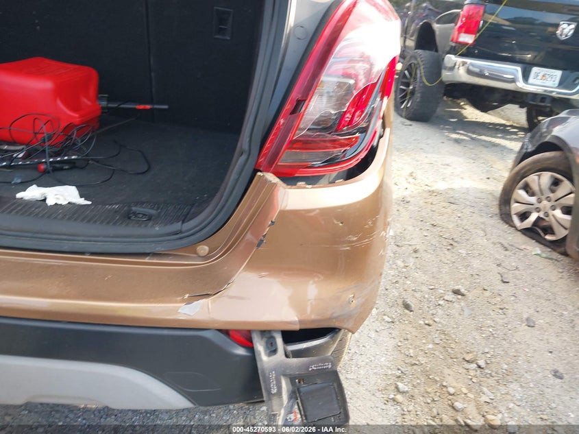 2017 Buick Encore VIN KL4CJBSBXHB044229 IAAI salvage auction — REAR END, Salvage Title, sold $1,625 on 2026-07-28 (photo 6)